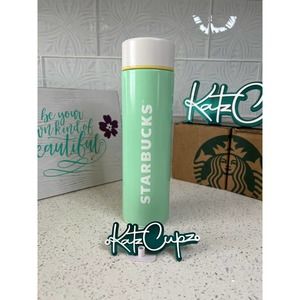 Starbucks Spring Green Stainless Steel 15oz Water Bottle/Tumbler, Korean